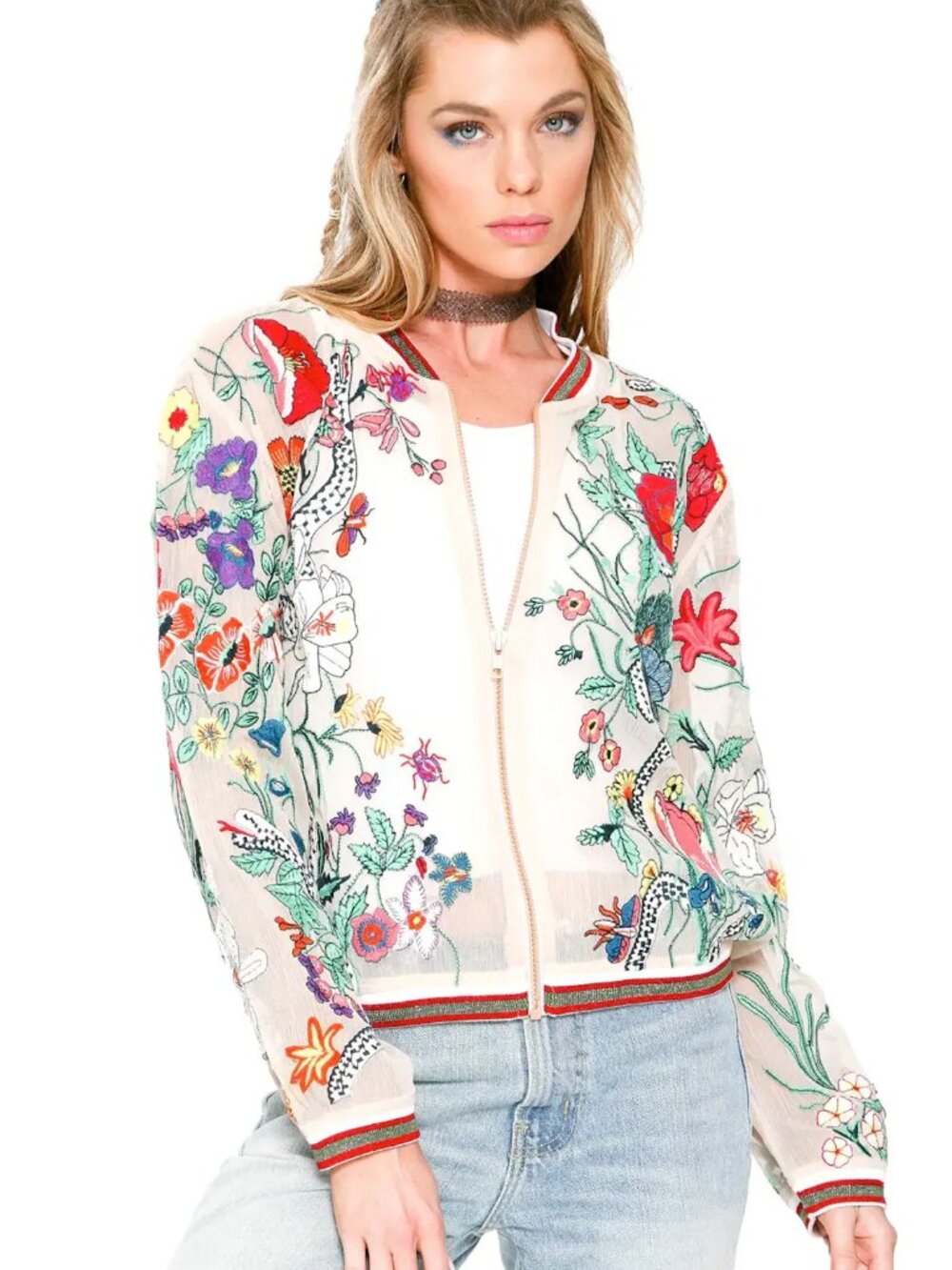 Arratta Silent Journey Bellezza Embroidered Jacket